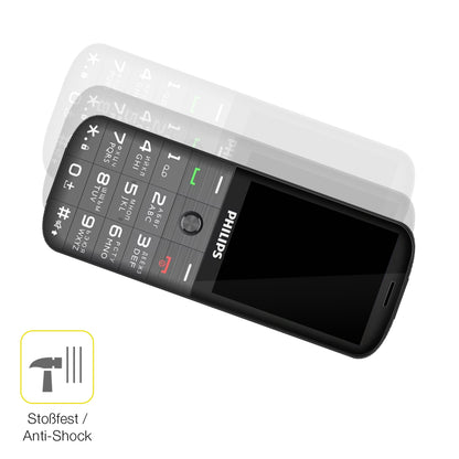 2x 3D Full Cover Schutzfolie für Philips Xenium E227