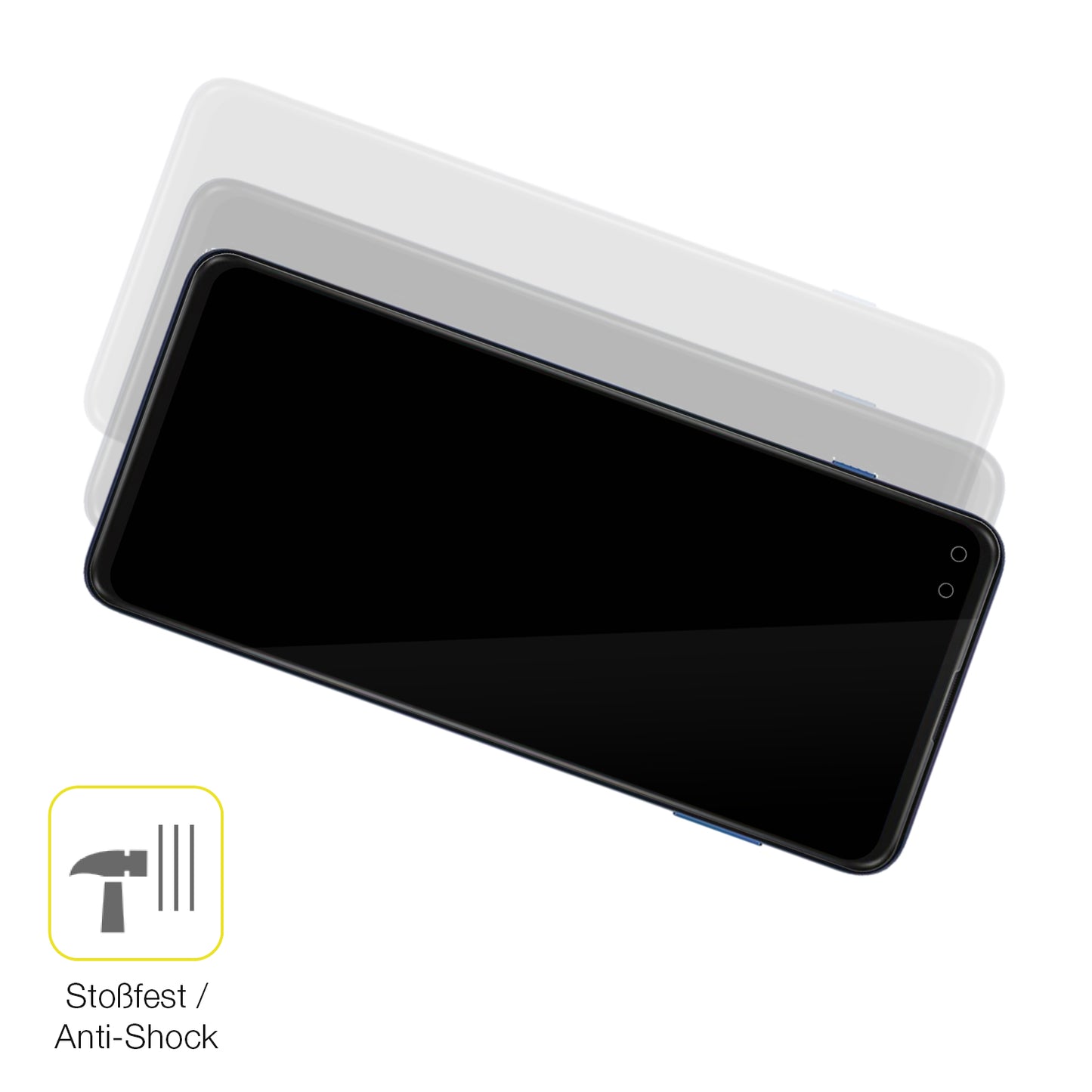 2x 3D Full Cover Schutzfolie für Motorola Moto G56