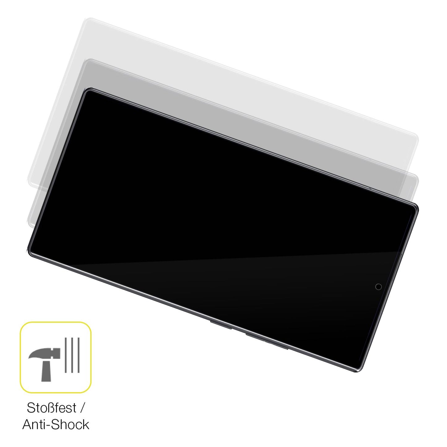 2x 3D Full Cover Schutzfolie für Nubia Z80 Ultra