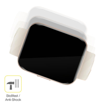 2x 3D Full Cover Schutzfolie für Mutoy Smartwatch 1.69 Zoll
