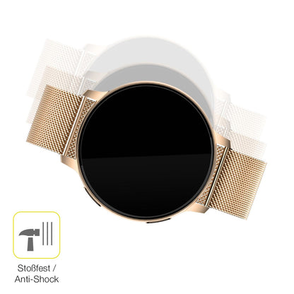 2x 3D Full Cover Schutzfolie für Sloksfil 1.39 Zoll Smartwatch
