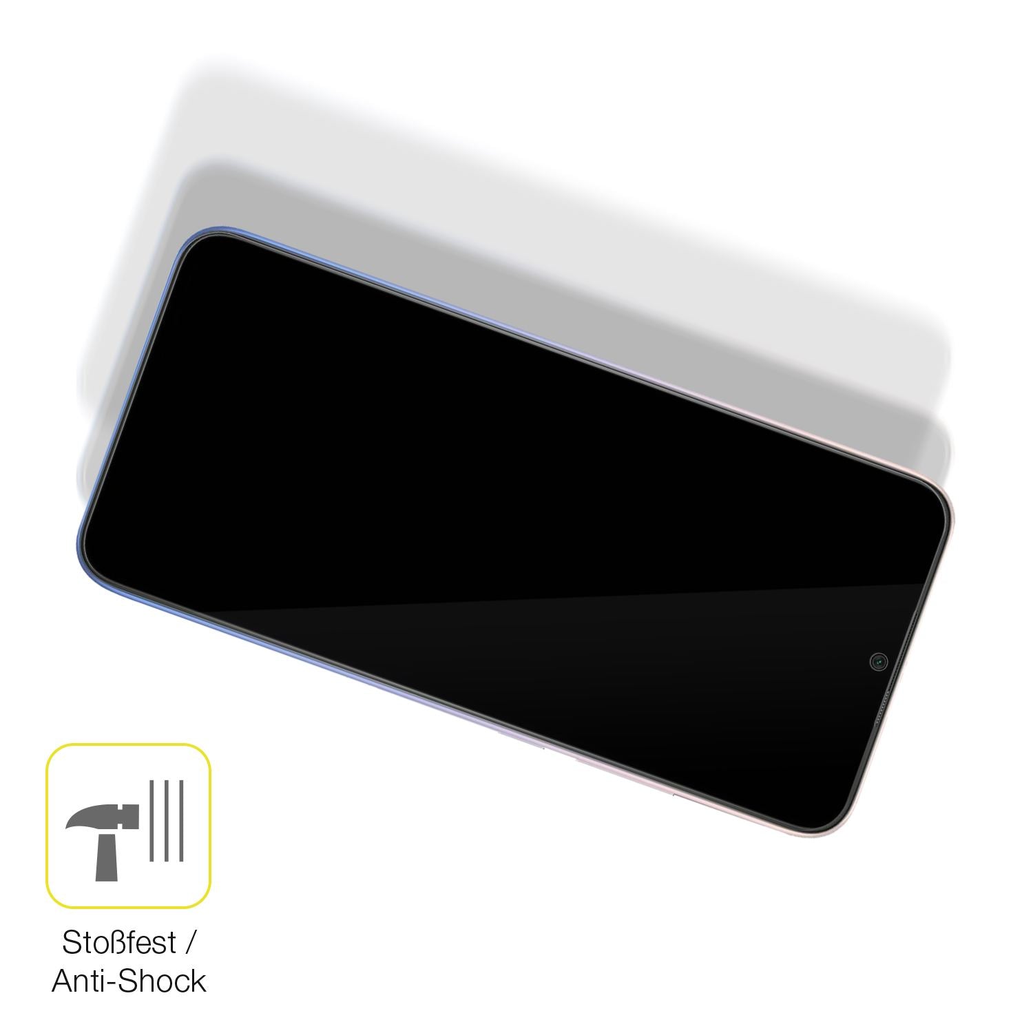 Schutz gegen Kratzer auf dem Xiaomi Redmi 9 Activ Glas durch Schlüssel oder Ähnliches