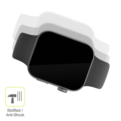 2x 3D Full Cover Schutzfolie für Huawei Watch Fit 4