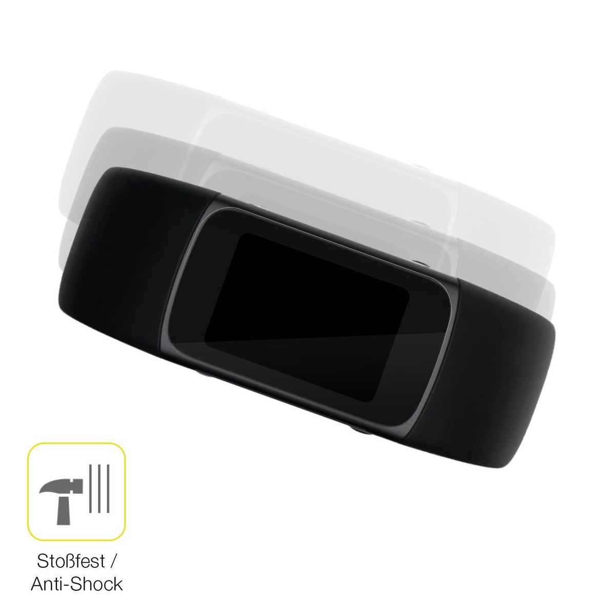 2x 3D Full Cover Schutzfolie für Fitbit Charge 6
