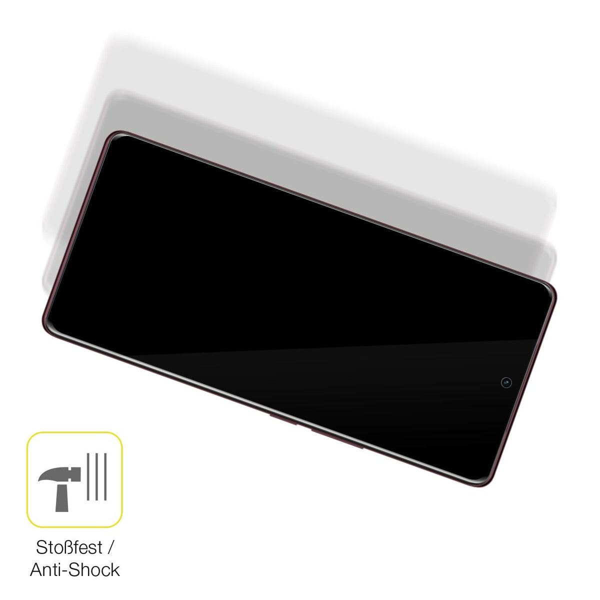 2x 3D Full Cover Schutzfolie für Vivo V29e