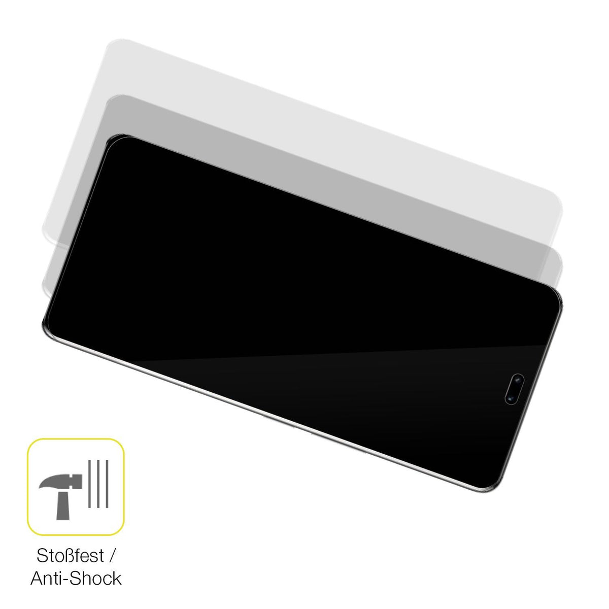 2x 3D Full Cover Schutzfolie für Honor 100 Pro