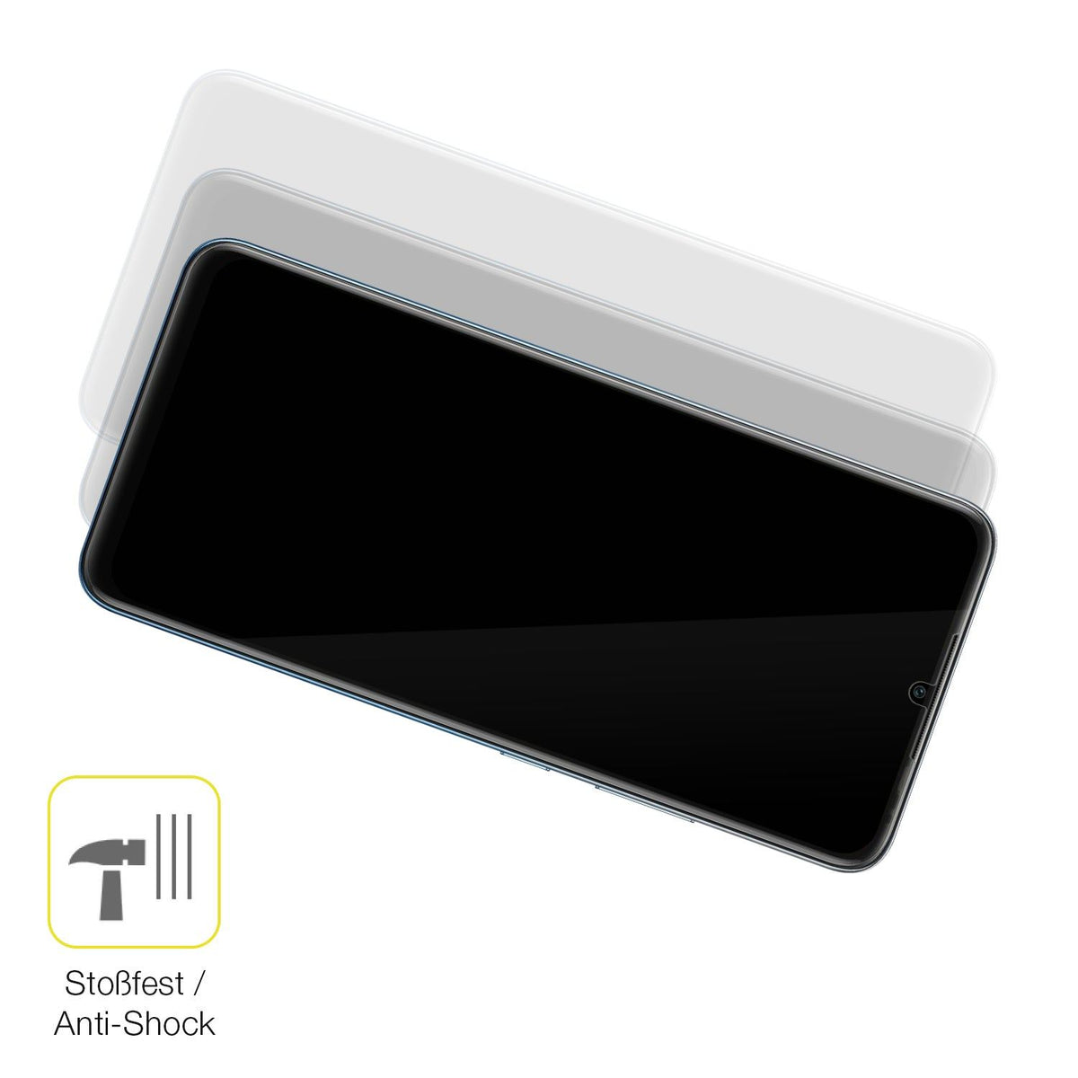 2x 3D Full Cover Schutzfolie für Infinix Smart 7 Plus
