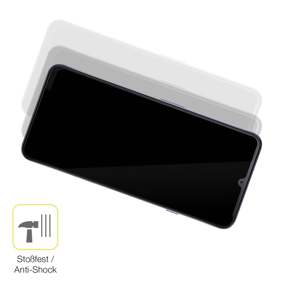 2x 3D Full Cover Schutzfolie für Cubot Note 50
