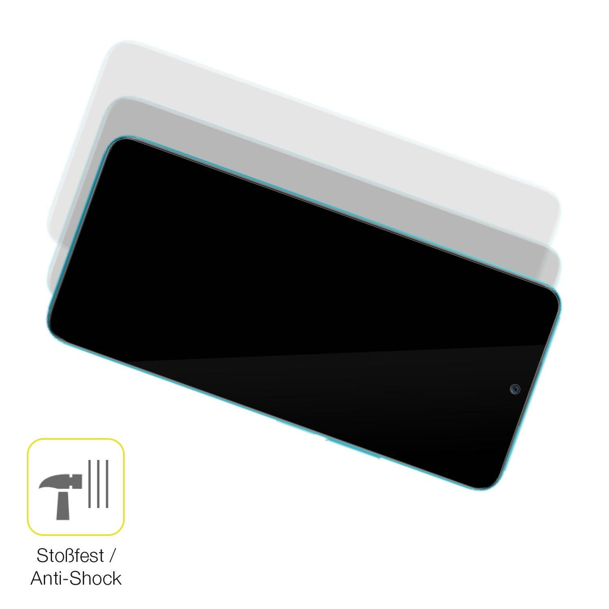 2x 3D Full Cover Schutzfolie für Honor 90 Lite