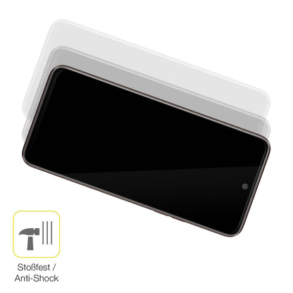 2x 3D Full Cover Schutzfolie für HTC U23 Pro