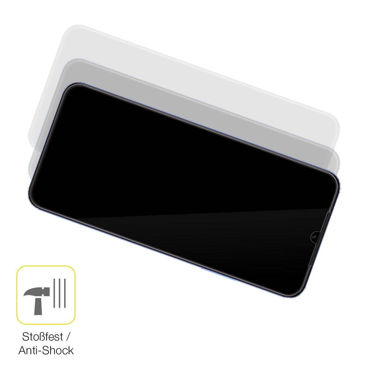 2x 3D Full Cover Schutzfolie für Huawei Nova Y61