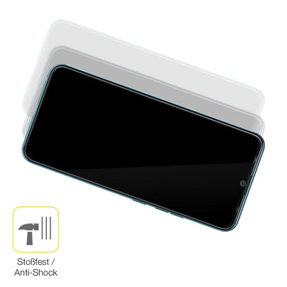 2x 3D Full Cover Schutzfolie für Tecno Spark 9