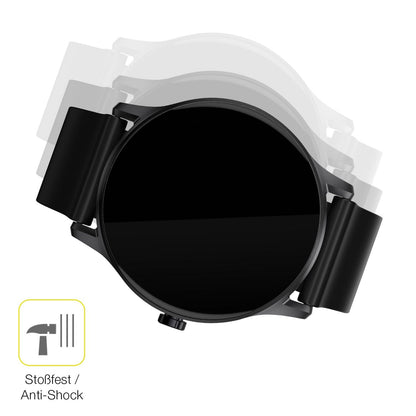 2x 3D Full Cover Schutzfolie für Haylou GS Smartwatch