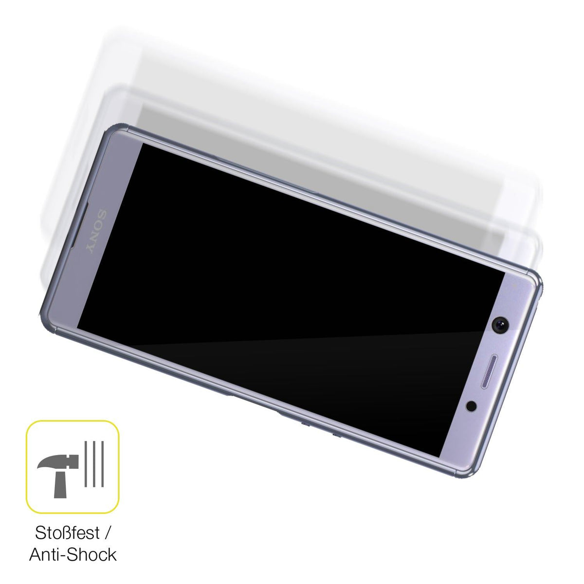 2x 3D Full Cover Schutzfolie für Sony Xperia Ace SO-02L