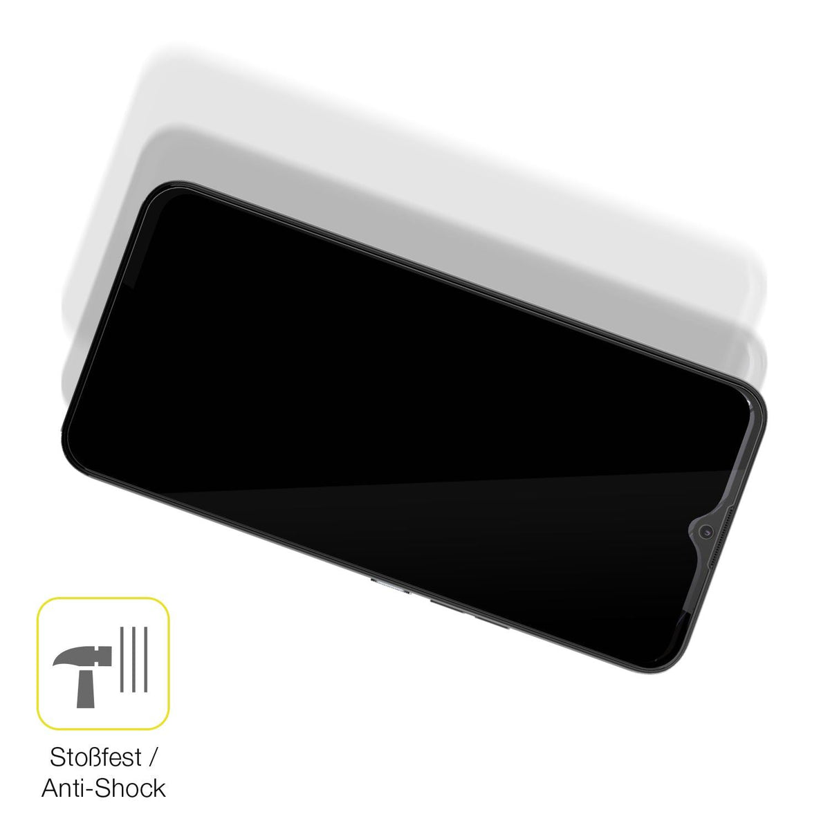 2x 3D Full Cover Schutzfolie für Gigaset GS5 Lite