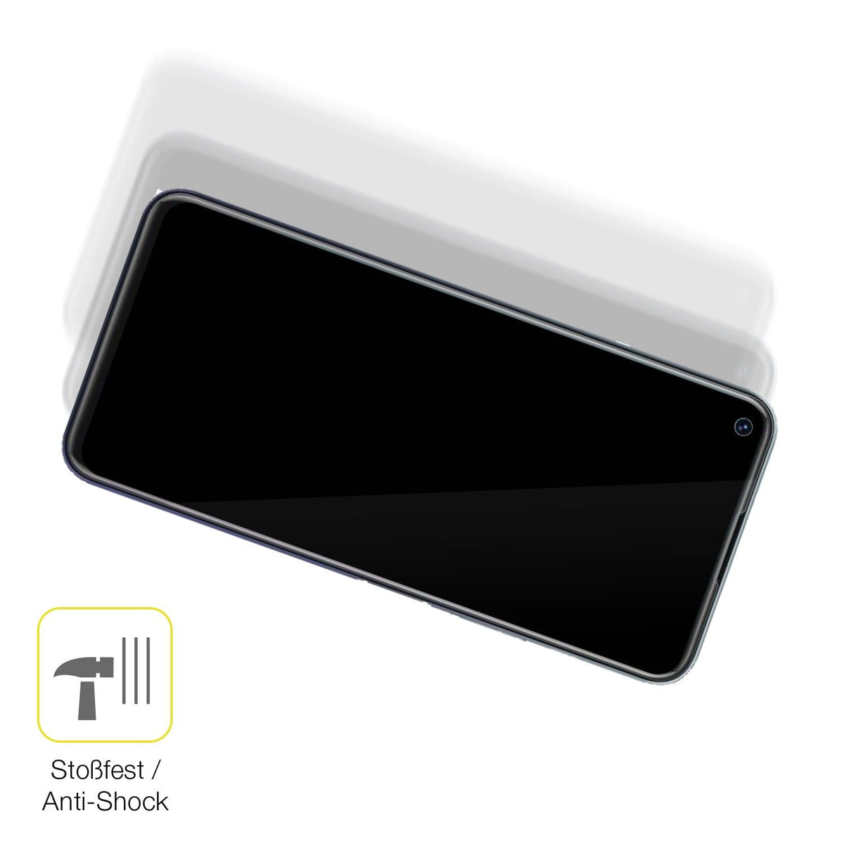2x 3D Full Cover Schutzfolie für Vivo Y70t