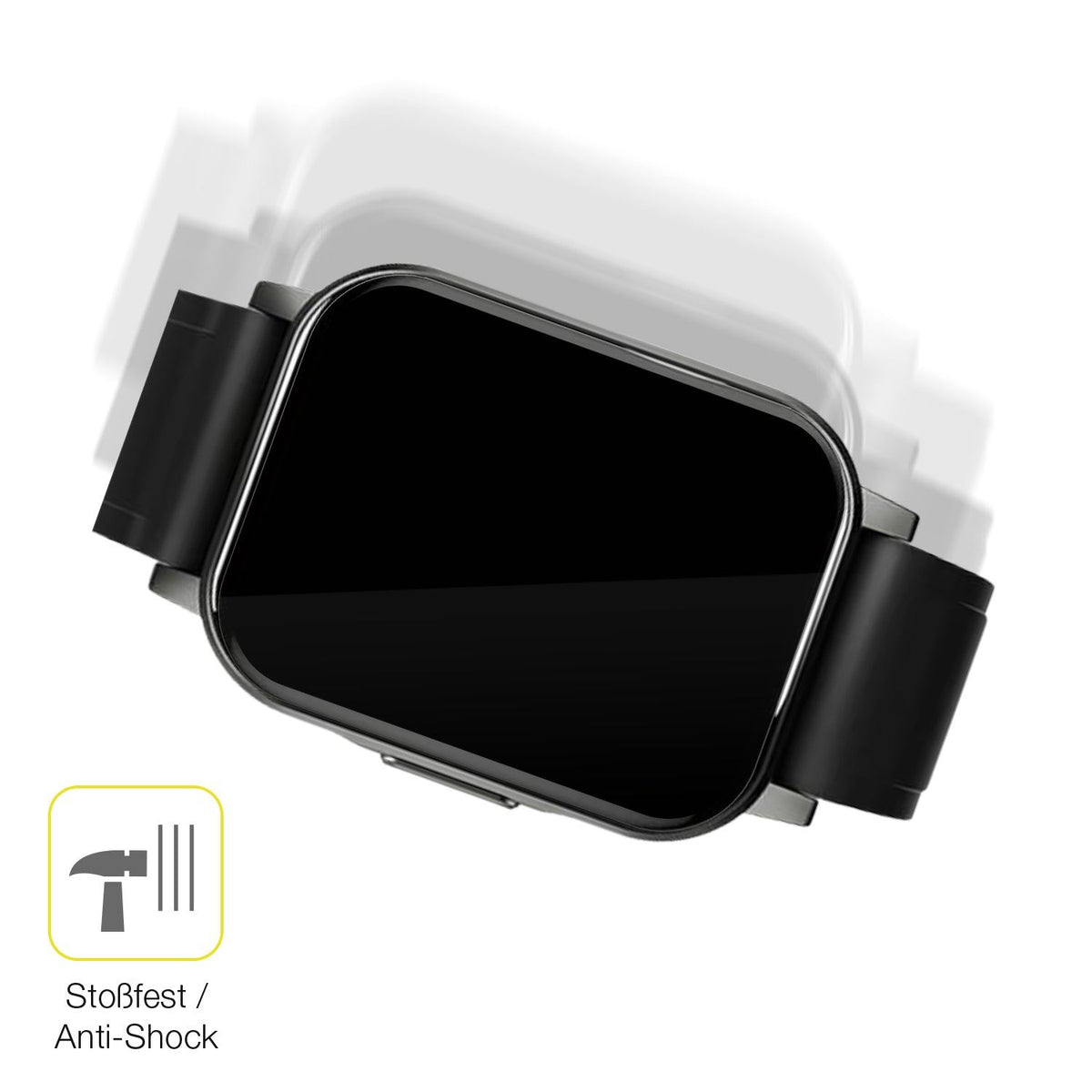2x 3D Full Cover Schutzfolie für Haylou LS02 watch