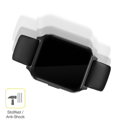 3x 3D Full Cover Schutzfolie für Touchelex 1,52 Zoll Smartwatch
