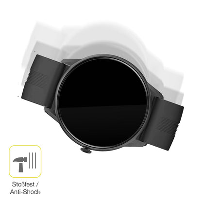 2x 3D Full Cover Schutzfolie für Lytimes 1,3 Zoll Smartwatch