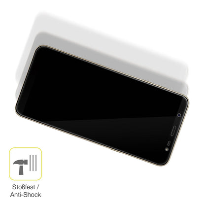 3x 3D Full Cover Schutzfolie für Samsung Galaxy J8