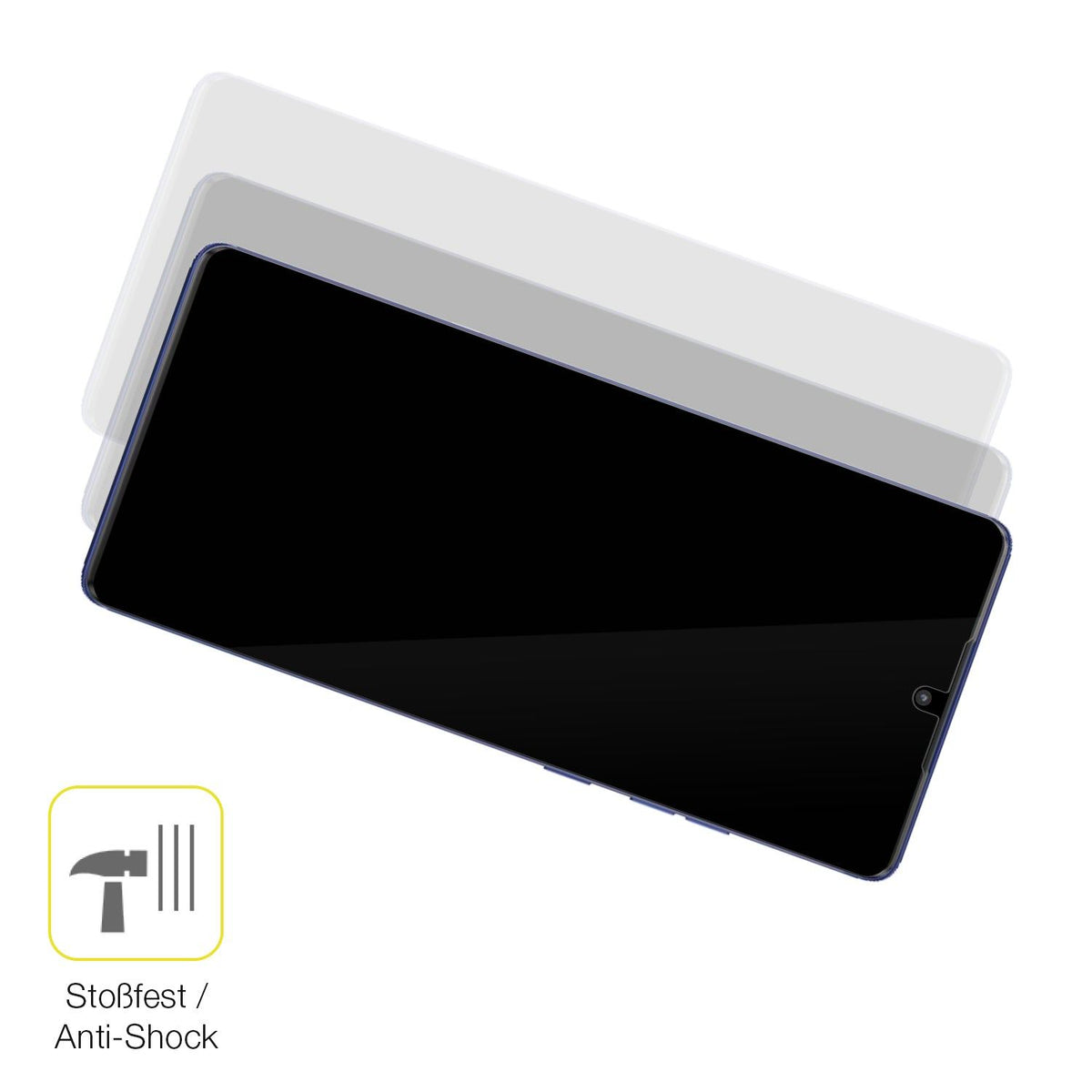 2x 3D Full Cover Schutzfolie für Motorola Moto G85