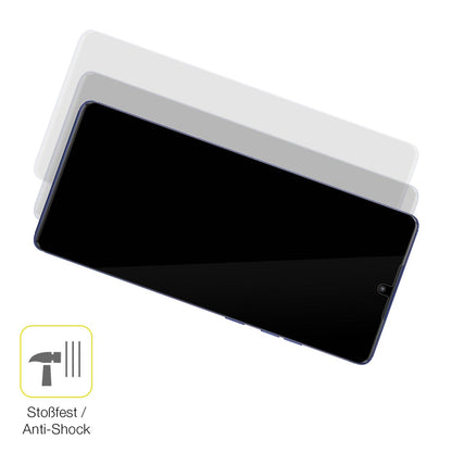 2x 3D Full Cover Schutzfolie für Motorola Moto G85