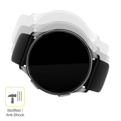 2x 3D Full Cover Schutzfolie für Amazfit Pop 3r