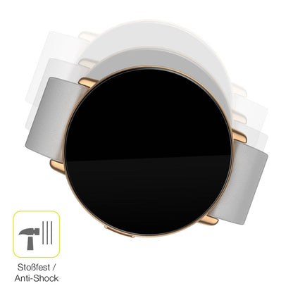 2x 3D Full Cover Schutzfolie für Zepp E Smartwatch