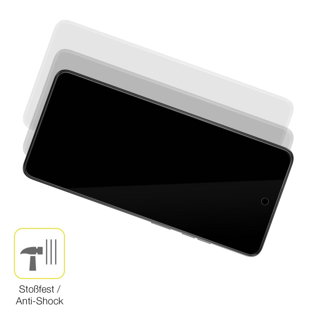 2x 3D Full Cover Schutzfolie für Motorola Moto E14