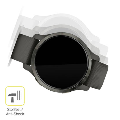 2x 3D Full Cover Schutzfolie für Garmin Venu 2s