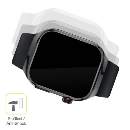 2x 3D Full Cover Schutzfolie für TK 16 Smartwatch 2.04 Zoll