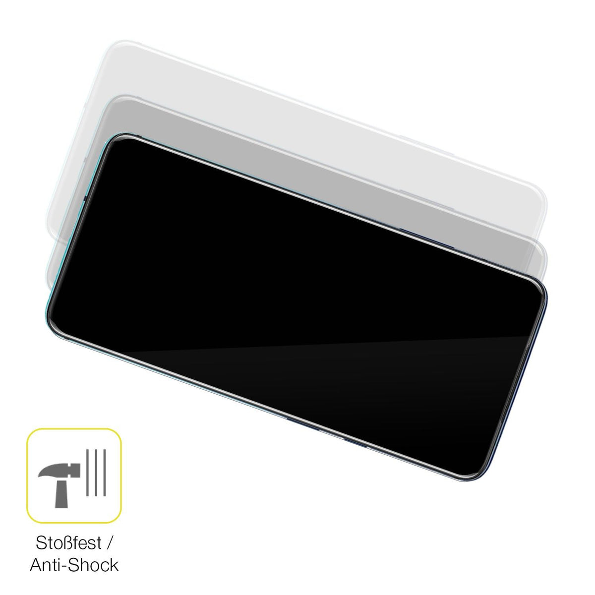 2x 3D Full Cover Schutzfolie für OnePlus 7T Pro