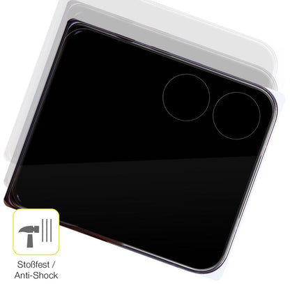 2x 3D Full Cover Schutzfolie für Xiaomi Mi Mix Flip (Frondisplay)