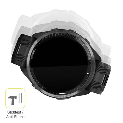 2x 3D Full Cover Schutzfolie für Garmin Forerunner 965