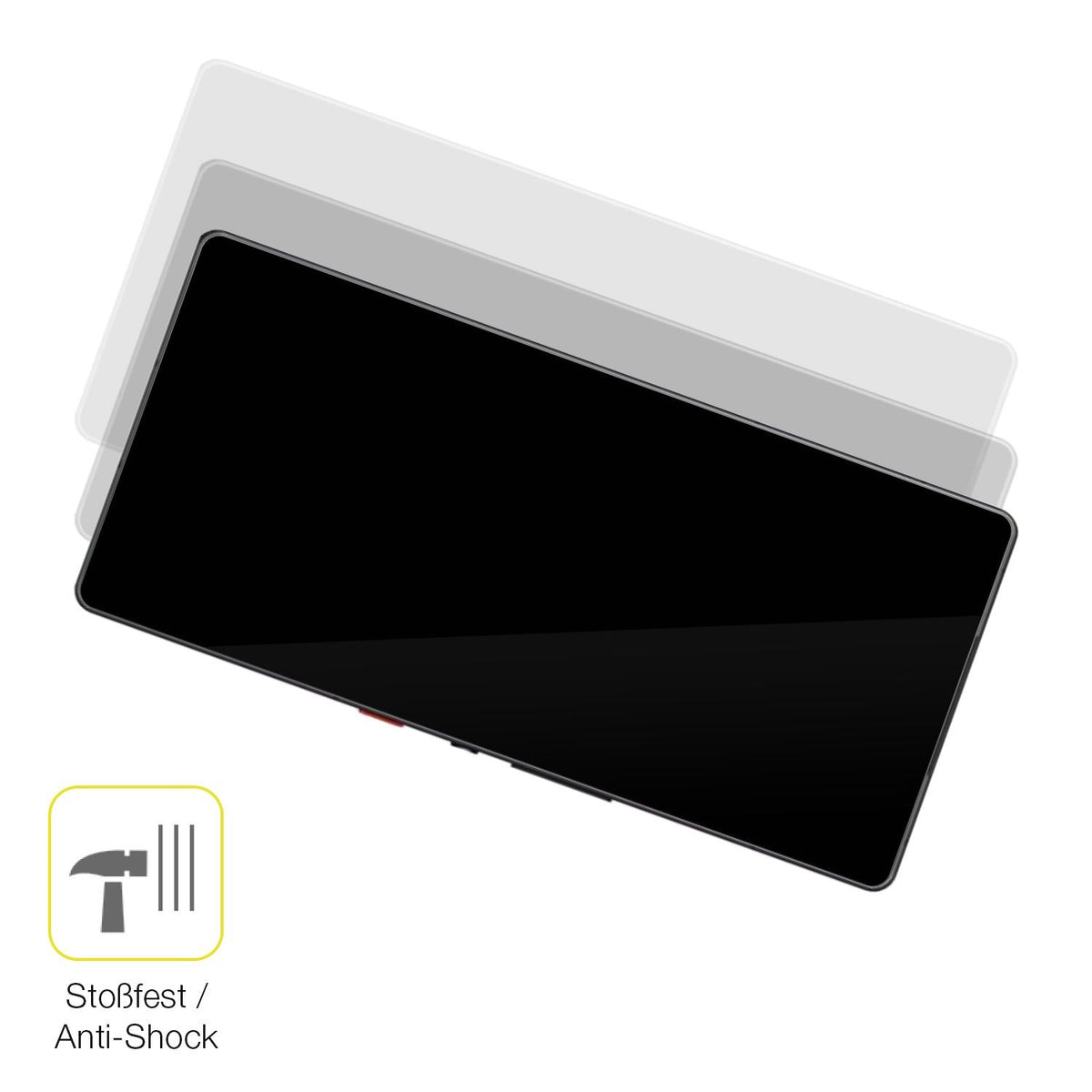 2x 3D Full Cover Schutzfolie für ZTE Nubia Redmagic 10 Pro+