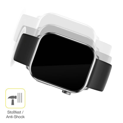 2x 3D Full Cover Schutzfolie für Ice-Watch Smart 3.0 1.78 Zoll
