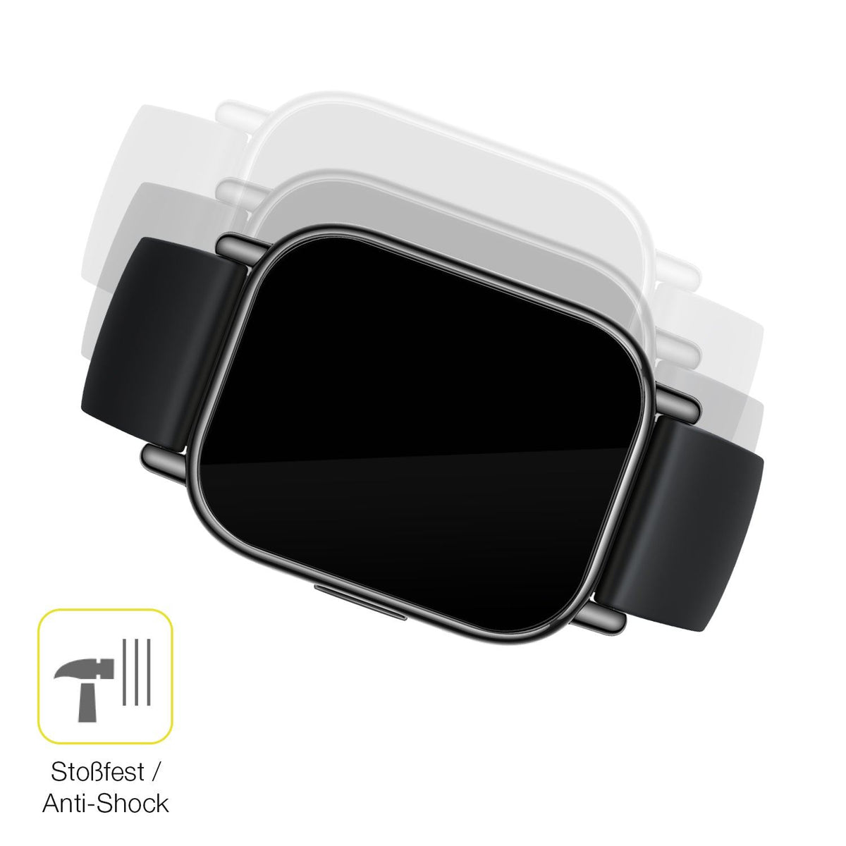 2x 3D Full Cover Schutzfolie für Xiaomi Redmi Watch 5