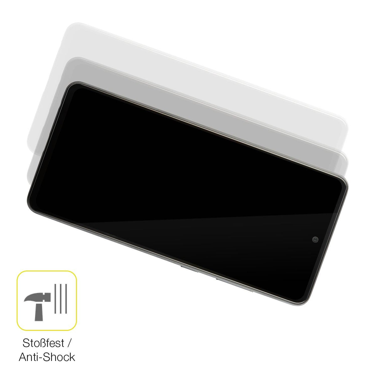 2x 3D Full Cover Schutzfolie für Samsung Galaxy A52s 5G