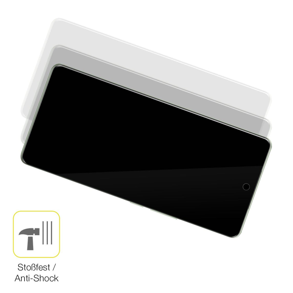 2x 3D Full Cover Schutzfolie für Vivo T3 Ultra