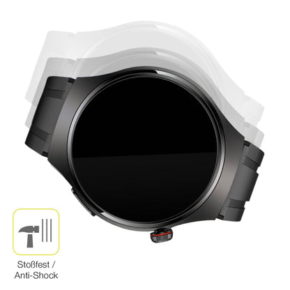 2x 3D Full Cover Schutzfolie für Rollme Hero M7 Smartwatch