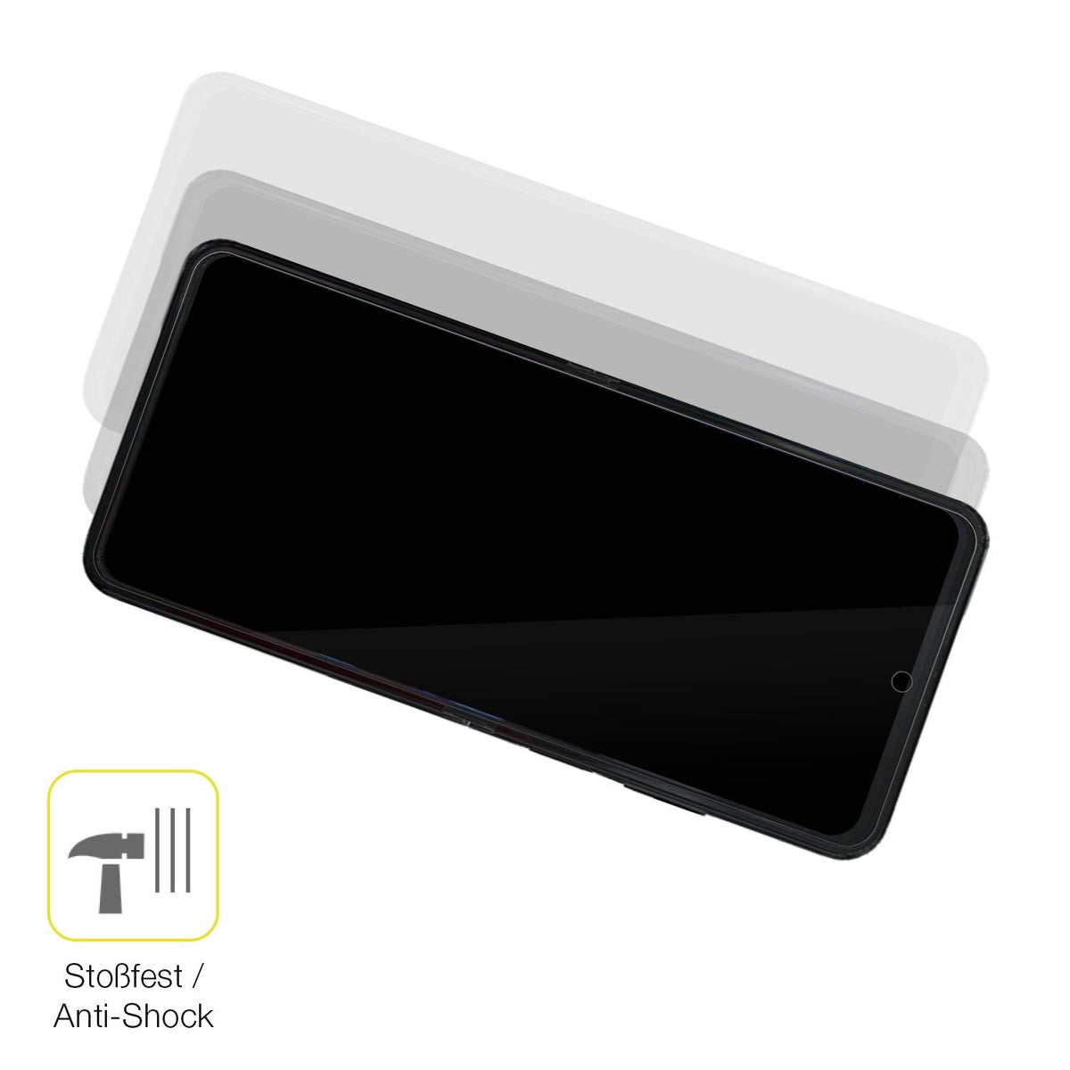 2x 3D Full Cover Schutzfolie für ZTE Nubia Flip 2
