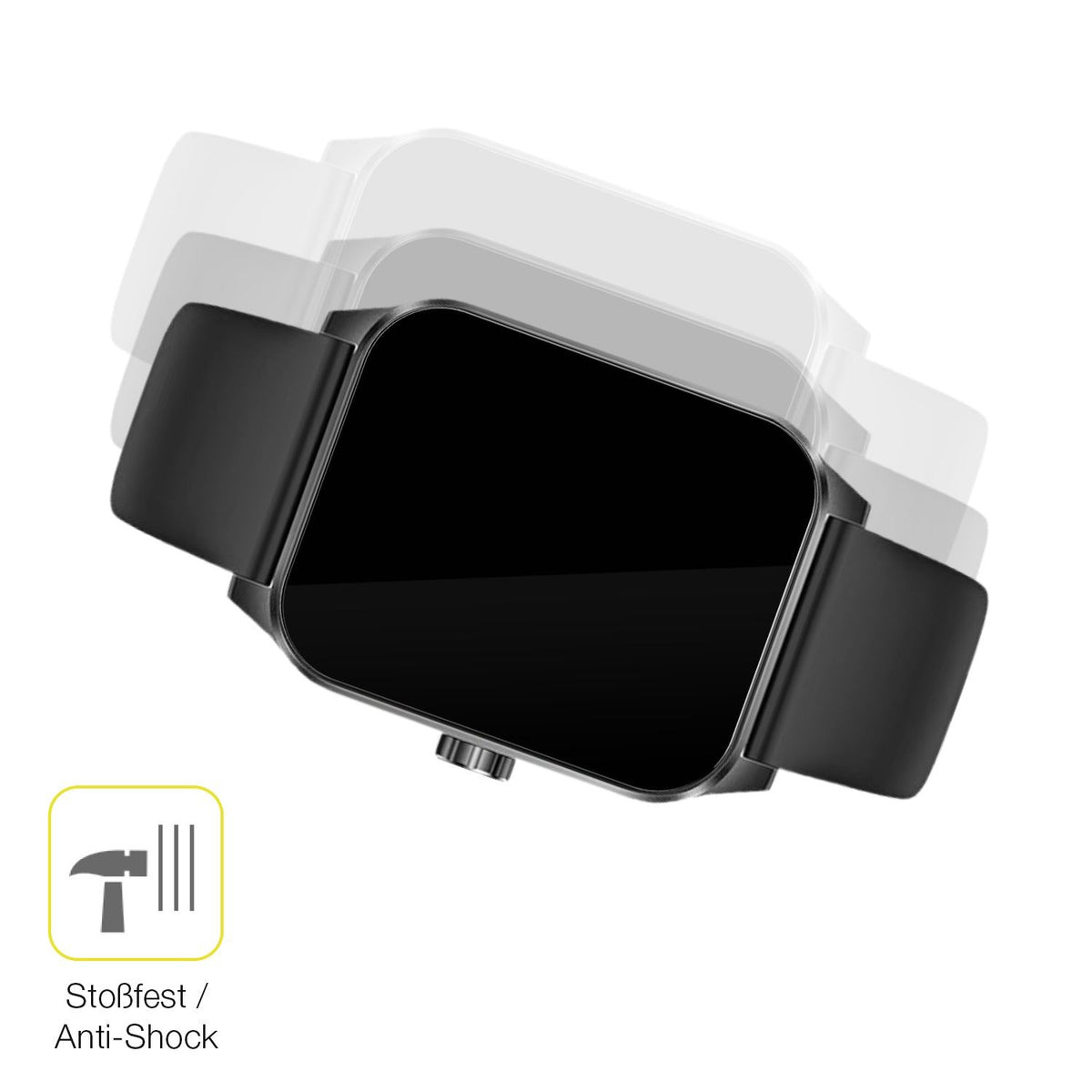 2x 3D Full Cover Schutzfolie für SOXOI V25Z