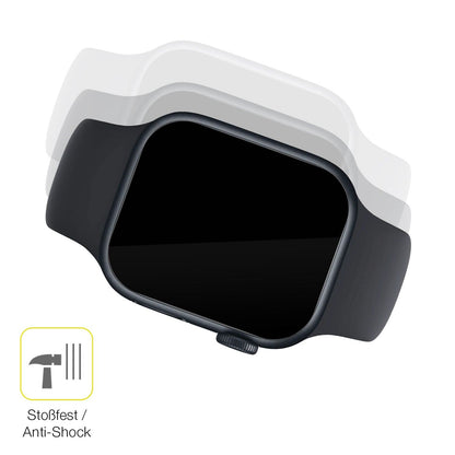 2x 3D Full Cover Schutzfolie für Apple Watch Series 8 45mm