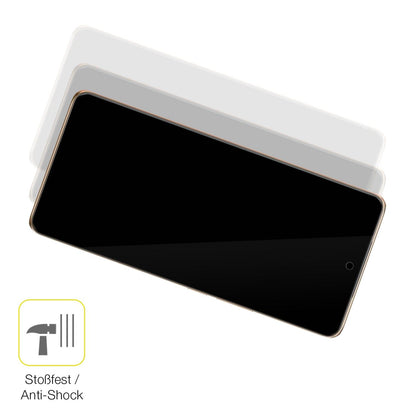 2x 3D Full Cover Schutzfolie für Vivo T3 Pro