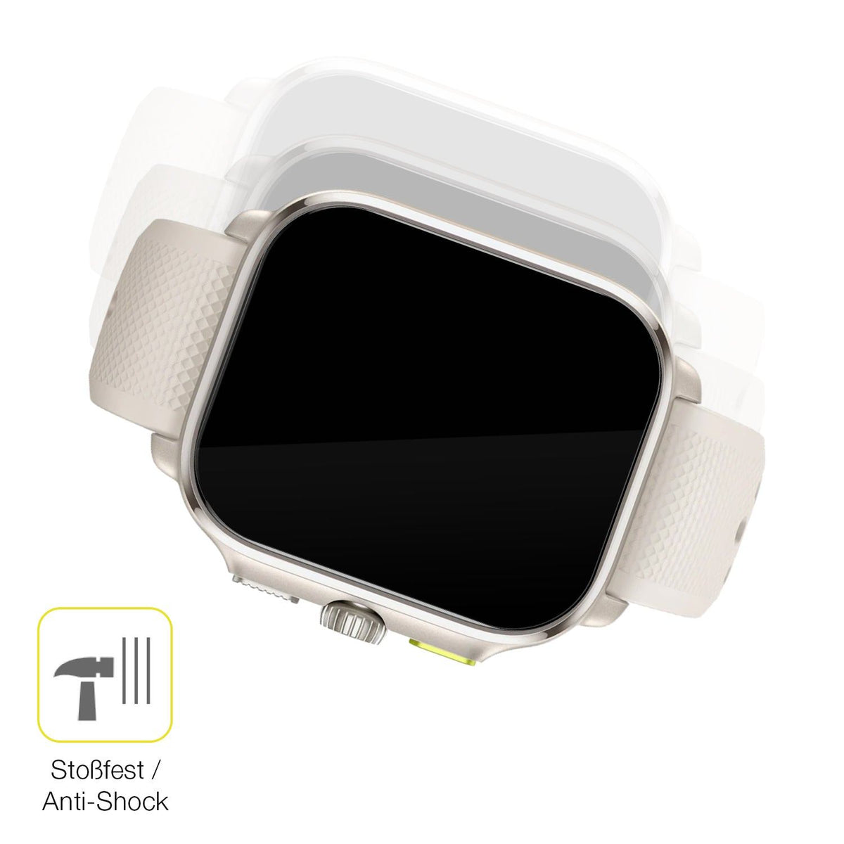 2x 3D Full Cover Schutzfolie für Amazfit Cheetah Square