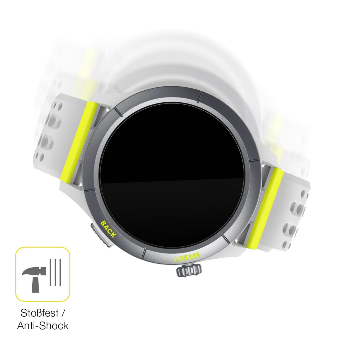 2x 3D Full Cover Schutzfolie für Amazfit Cheetah round
