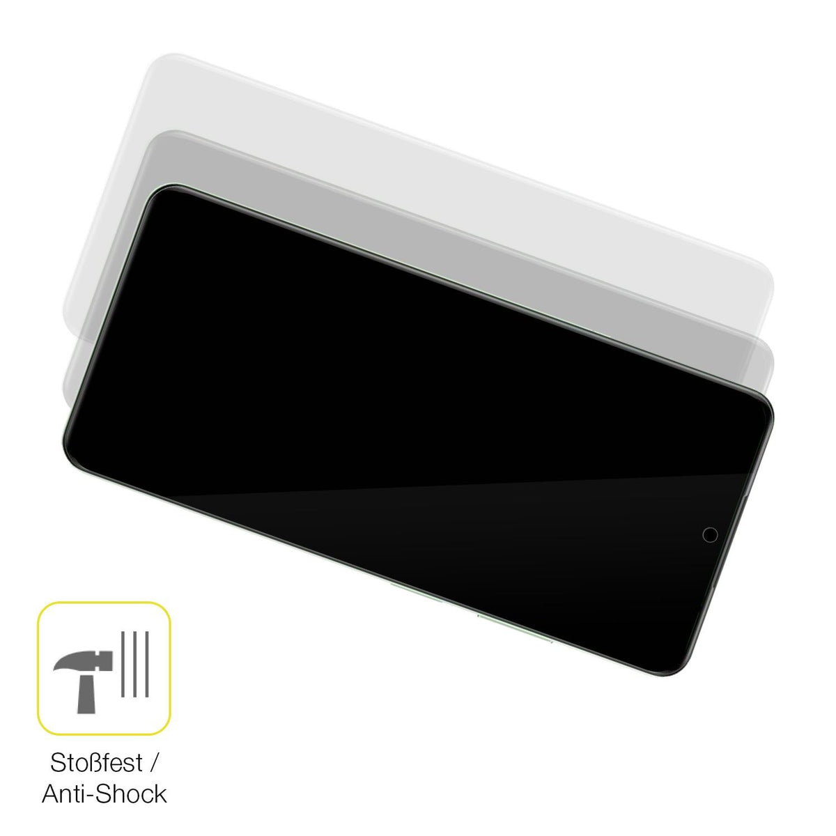 2x 3D Full Cover Schutzfolie für Realme 12X 5G