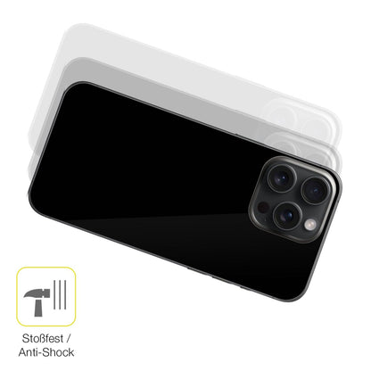 2x 3D Full Cover Schutzfolie für Apple iPhone 15 Pro Max Rückseite