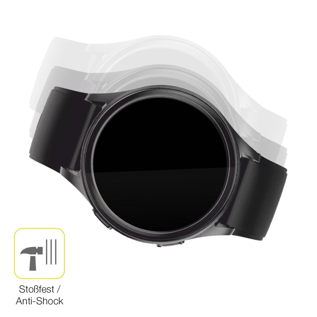 2x 3D Full Cover Schutzfolie für Lava ProWatch X