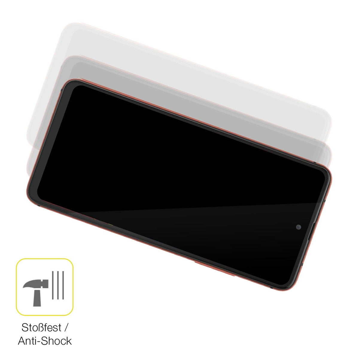 2x 3D Full Cover Schutzfolie für Nuu Mobile N20